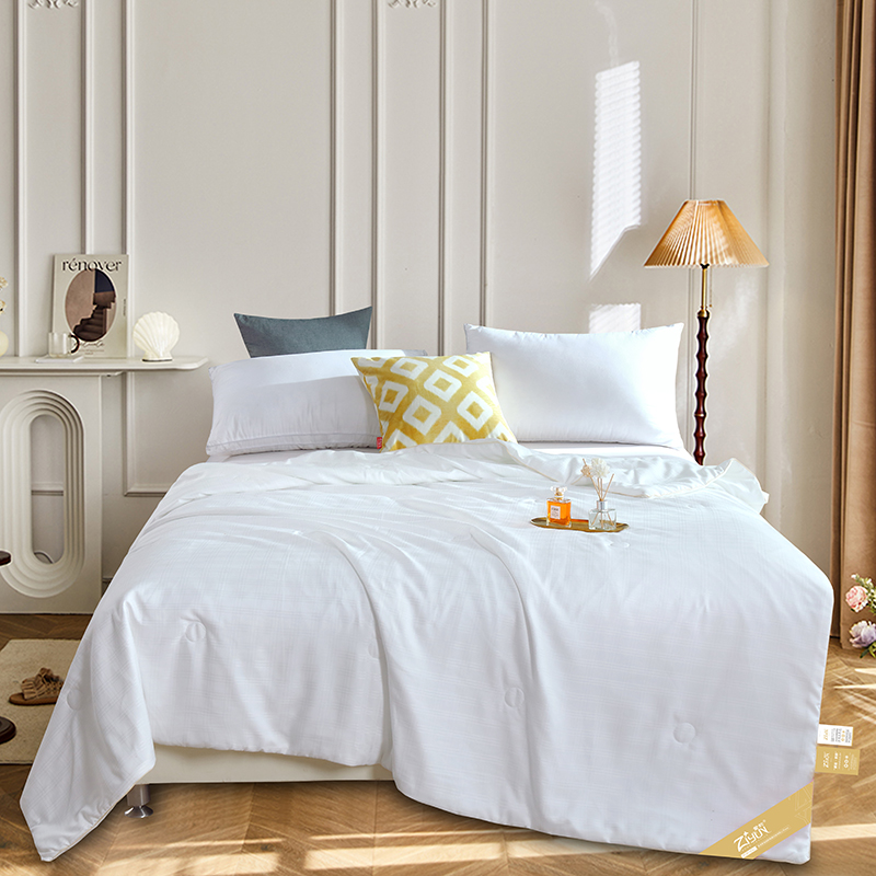 紫韵锦缎蚕丝被200*230CM（单位：床） 白色 200*230